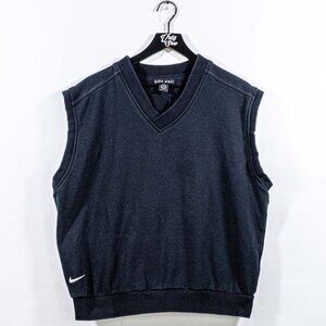 Nike Golf Sweatshirt Vest Swoosh Large VTG 90s Classic Retro
